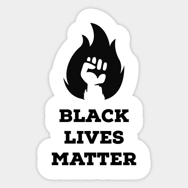 Black Lives Matter Sticker by crocozen